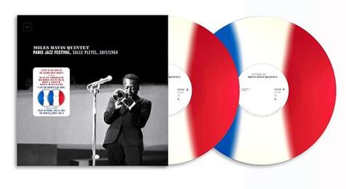 Davis Miles - Paris Jazz Festival, Salle Pleyel 10/1/1964 (Blue/White/Red) 2LP