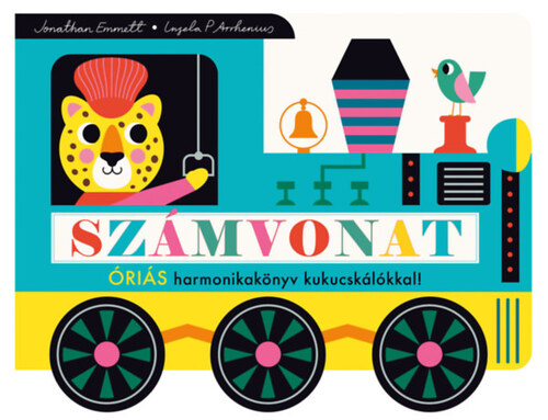 Számvonat - Óriás harmonikakönyv kukucskálókkal!