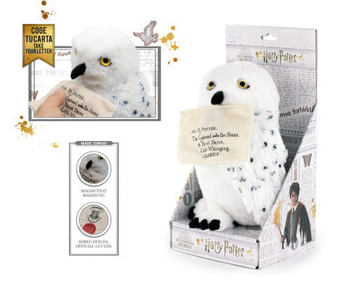 HARRY POTTER Hedwiga s obálkou plyšová hračka 23cm
