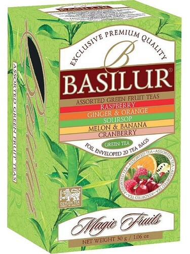 BASILUR Magic Fruits Green Assorted prebal 25x1,5g