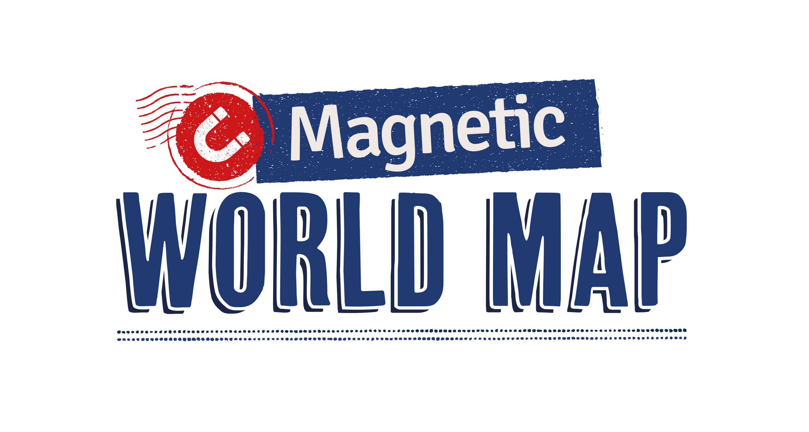 Magnetická mapa sveta EN verzia BUKI