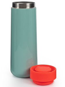 Lund London Skittle Travel Mug Small Mint & Coral 350ml