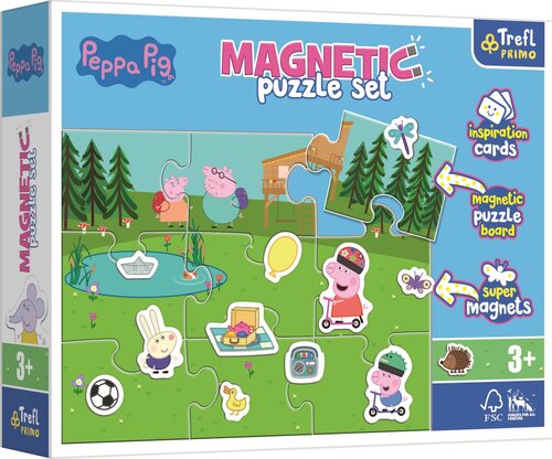 Magnetické puzzle Prasiatko Peppa Trefl