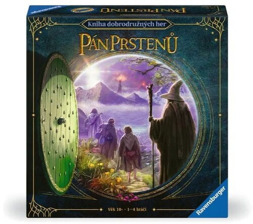 Hra Pán prsteňov: Kniha dobrodružných hier Ravensburger