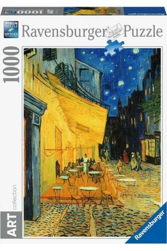 Puzzle Vincent van Gogh: Terasa kaviarne v noci 1000 Ravensburger