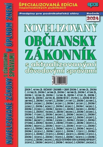 Novelizovaný občiansky zákonník 20/2024