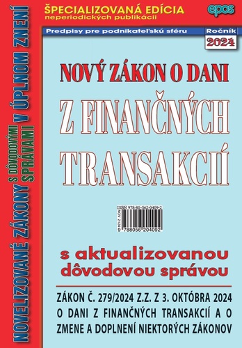 Novelizovaný zákon o dani z príjmov 21/2024