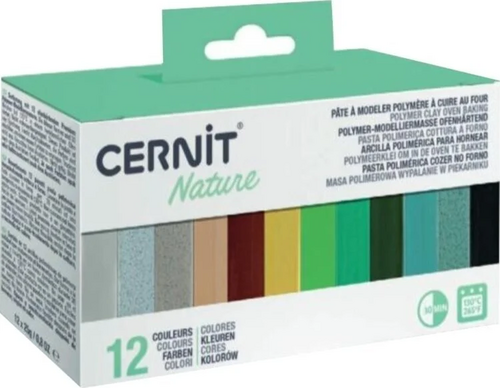 CERNIT sada 12 x 25g Nature