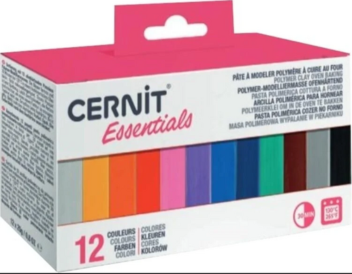CERNIT sada 12 x 25g Basic