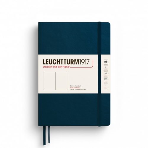 Zápisník LEUCHTTURM1917 Medium (A5) Deep Sea, 251p., čistý