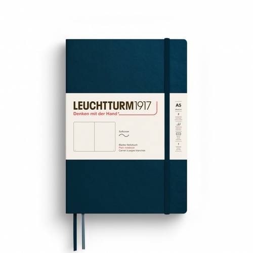 Zápisník LEUCHTTURM1917 Medium (A5) Deep Sea, 123p., čistý