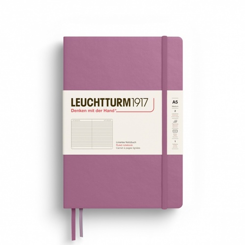 Zápisník LEUCHTTURM1917 Medium (A5) Dusty Rose, 251p., riadkovaný