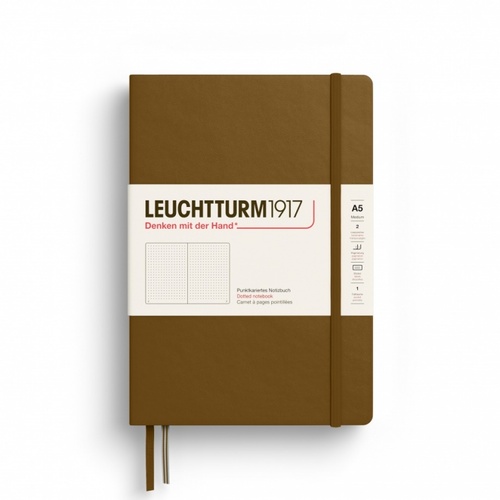 Zápisník LEUCHTTURM1917 Medium (A5) Spice Brown, 251p., bodkovaný