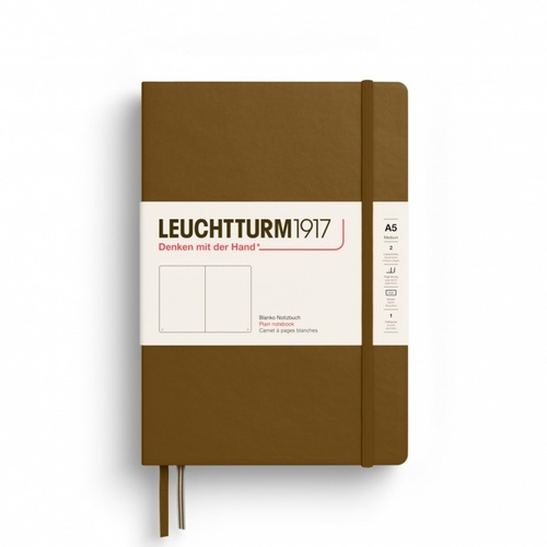 Zápisník LEUCHTTURM1917 Medium (A5) Spice Brown, 251p., čistý