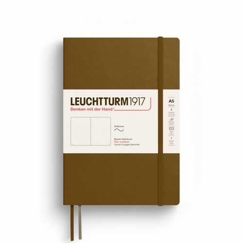 Zápisník LEUCHTTURM1917 Medium (A5) Spice Brown, 123p., čistý