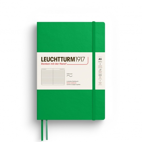 Zápisník LEUCHTTURM1917 Medium (A5) Spring Leaf, 123p., riadkovaný
