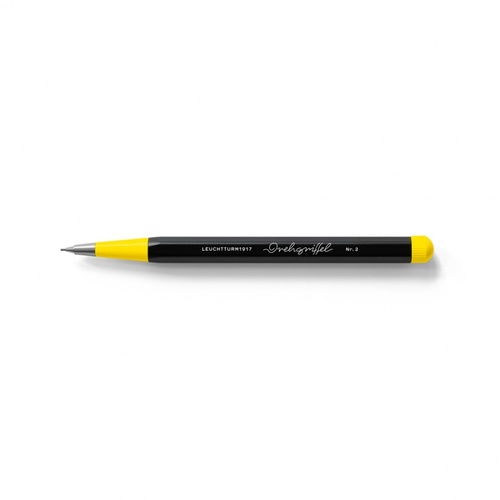 Mechanická ceruzka LEUCHTTURM1917 Drehgriffel Nr. 2, Black/Lemon