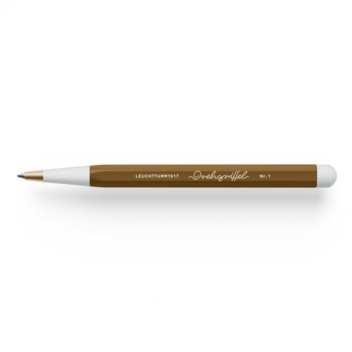 Guľôčkové pero LEUCHTTURM1917 Drehgriffel Nr. 1, Spice Brown (atrament kráľovská modrá)