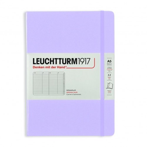 Adresár LEUCHTTURM1917 Medium (A5) Lilac, 100g/m2