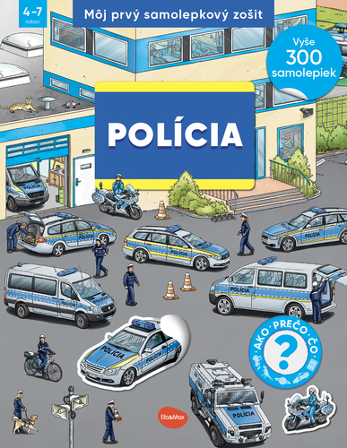 Môj prvý samolepkový zošit – Polícia