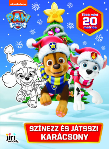 Mancs Őrjárat - Karácsony - Színezz és játssz!
