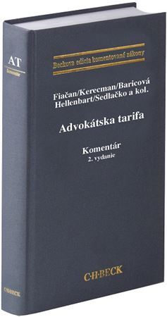 Advokátska tarifa. Komentár, 2. vydanie
