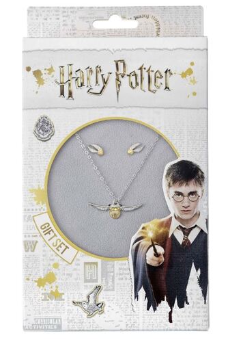 Harry Potter Zlatí strela set náušníc s náhrdelníkom