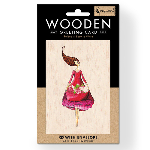 Drevené blahoželanie Ďakujem Cozywood