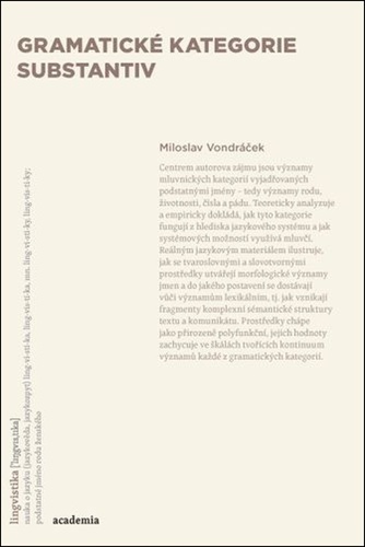 Gramatické kategorie substantiv