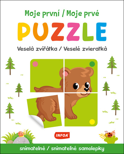 Moje první PUZZLE - Veselá zvířátka  (CZ/SK vydanie)