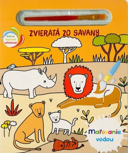 Maľovanie vodou - Zvieratá zo savany