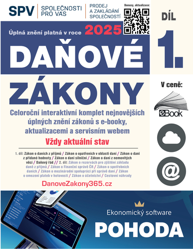 Daňové zákony 2025 (Díl 1.)