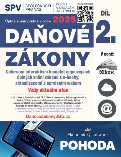 Daňové zákony 2025 (Díl 2.)