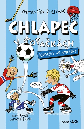 Chlapec v kopačkách: Kopačky vs. hokejky