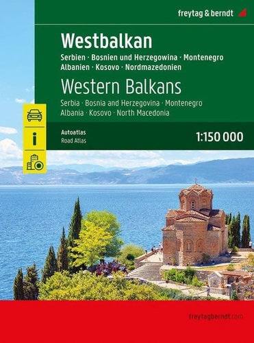 Západný Balkán 1:150 000 - autoatlas