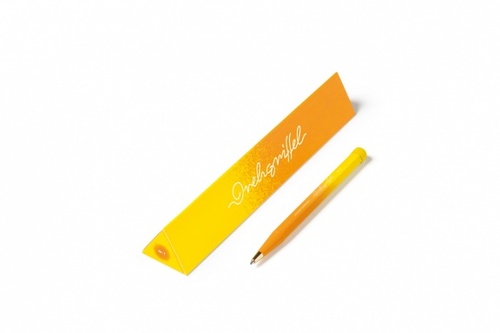 Guľôčkové pero LEUCHTTURM1917 Drehgriffel Nr. 1 Rising Sun/Lemon - Gradient Edition (s atramentom v čiernej farbe)