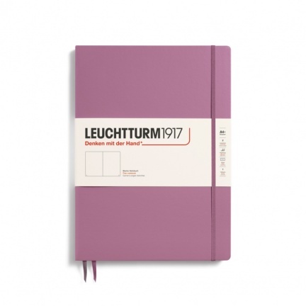 Zápisník LEUCHTTURM1917 Master Slim (A4+) Dusty Rose, 123 p., čistý