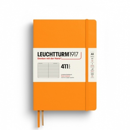 Zápisník LEUCHTTURM1917 Medium (A5), Hardcover, 411, Rising Sun, riadkovaný