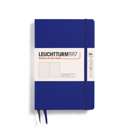 Zápisník LEUCHTTURM1917 Paperback (B6+) Ink, 219 p., bodkovaný