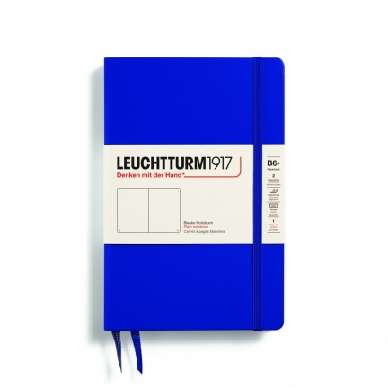 Zápisník LEUCHTTURM1917 Paperback (B6+) Ink, 219 p., čistý