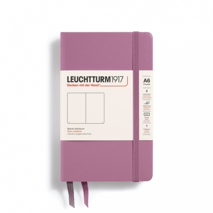 Zápisník LEUCHTTURM1917 Pocket (A6) Dusty Rose, 187 p., čistý