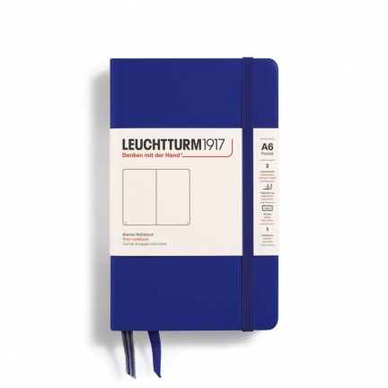 Zápisník LEUCHTTURM1917 Pocket (A6) Ink, 187 p., čistý