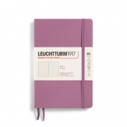 Zápisník LEUCHTTURM1917 Softcover, Paperback (B6+) Dusty Rose, 123 p., bodkovaný