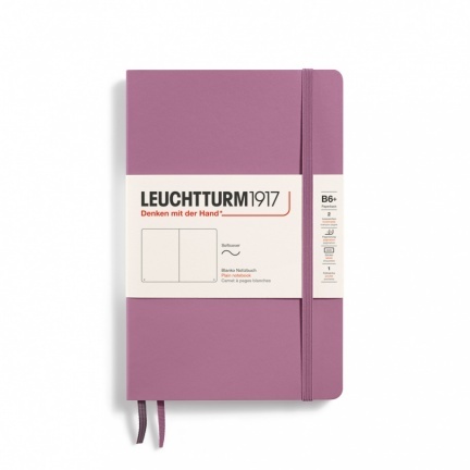 Zápisník LEUCHTTURM1917 Softcover, Paperback (B6+) Dusty Rose, 123 p., čistý
