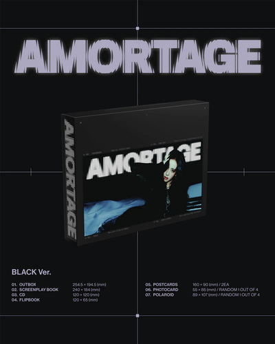 Jisoo - Amortage (Limited Box Black/Fade) CD