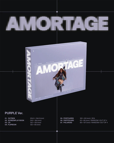 Jisoo - Amortage (Limited Box Purple/Bloom) CD