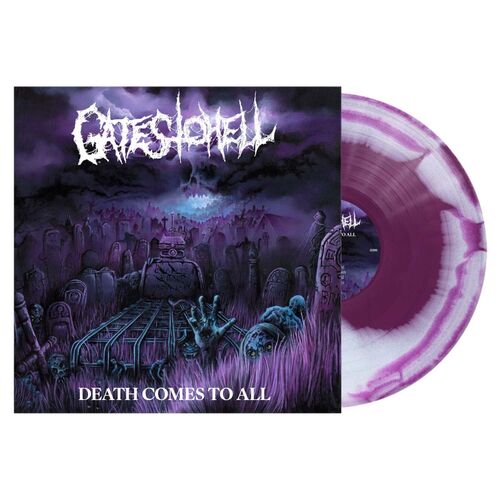 Gates To Hell - Death Comes To All (Purple & White Swirl) LP