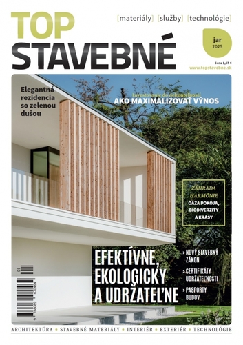 Top stavebné materiály, služby, technológie jar 2025