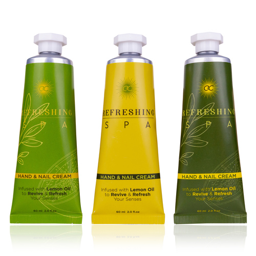 Krém na ruky a nechty 60ml Refreshing Spa v tube 3 farby/1 vôňa ACCENTRA
