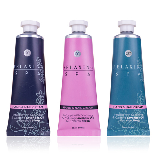 Krém na ruky a nechty 60ml Relaxing Spa v tube 3 farby/1 vôňa ACCENTRA